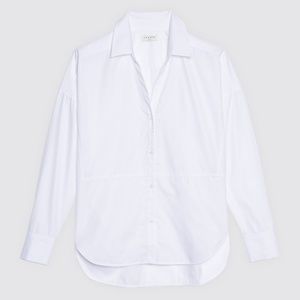 Sandro Oversize Cotton Poplin Shirt